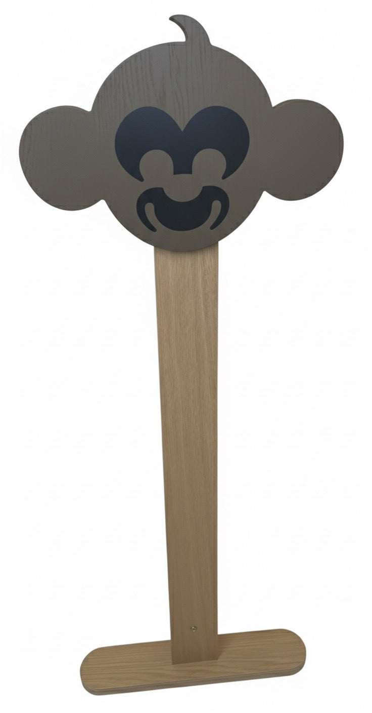 Tøjstativ Ole med abe hoved